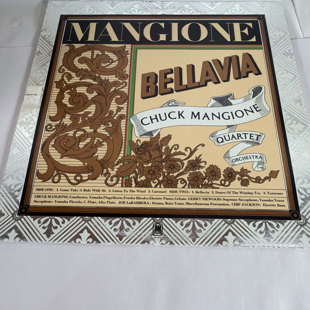 Bellavia LP Record Vinyl Chuck Mangione A&M 4557